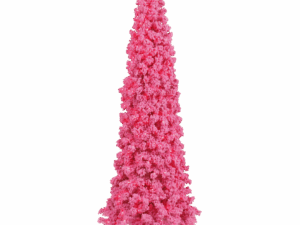 Pink Designer Flocked Tree