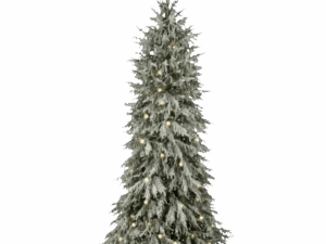 Micro-LED Snowy Norfolk Tree (WW Micro LED and G40)