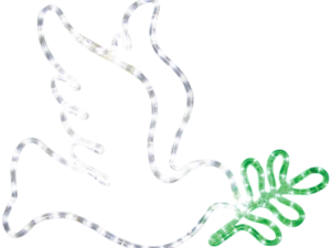 Dove With 5 Olive Leaf Branches