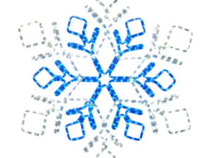 Ullr 31" LED Snowflake Blue and White